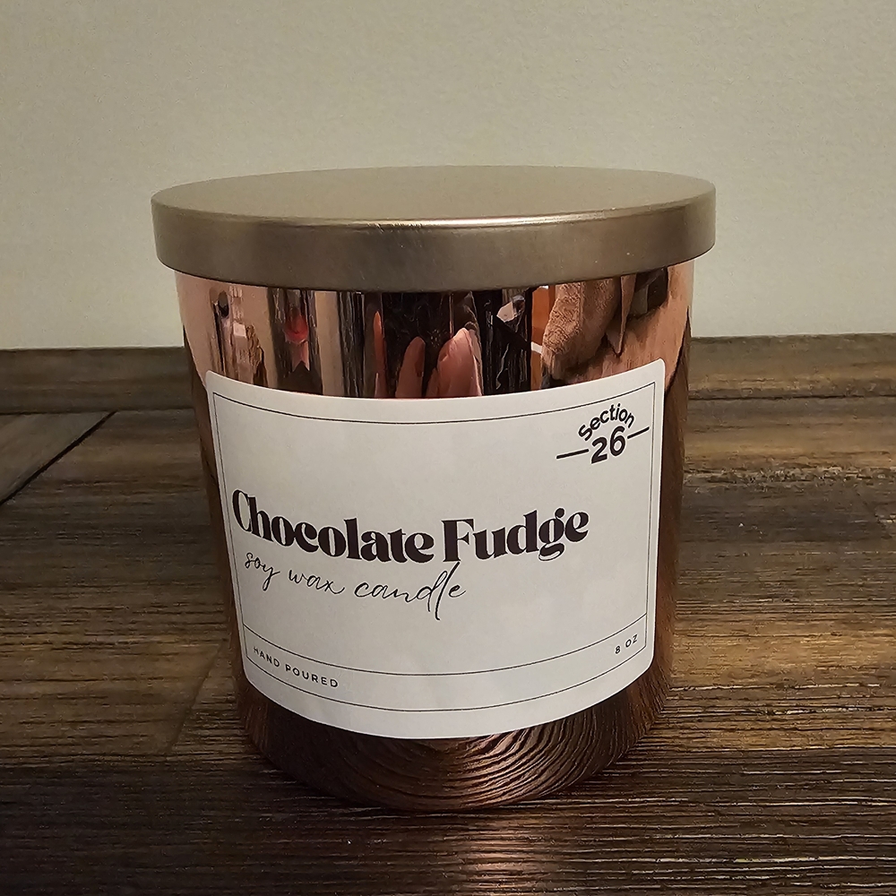 Chocolate Fudge Soy Wax Candle